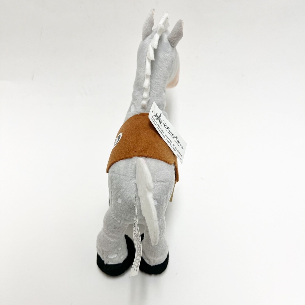 Disney Parks Bullseye Gray Horse #8 Plush Soft Toy Stuffed Animal 9" Toy Story - Picture 3 of 6